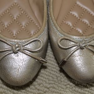 Vince Camuto Metallic Ballet Flats